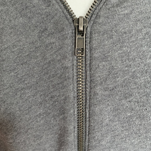 NWOT Gray Sweat Jacket - Picture 4 of 6